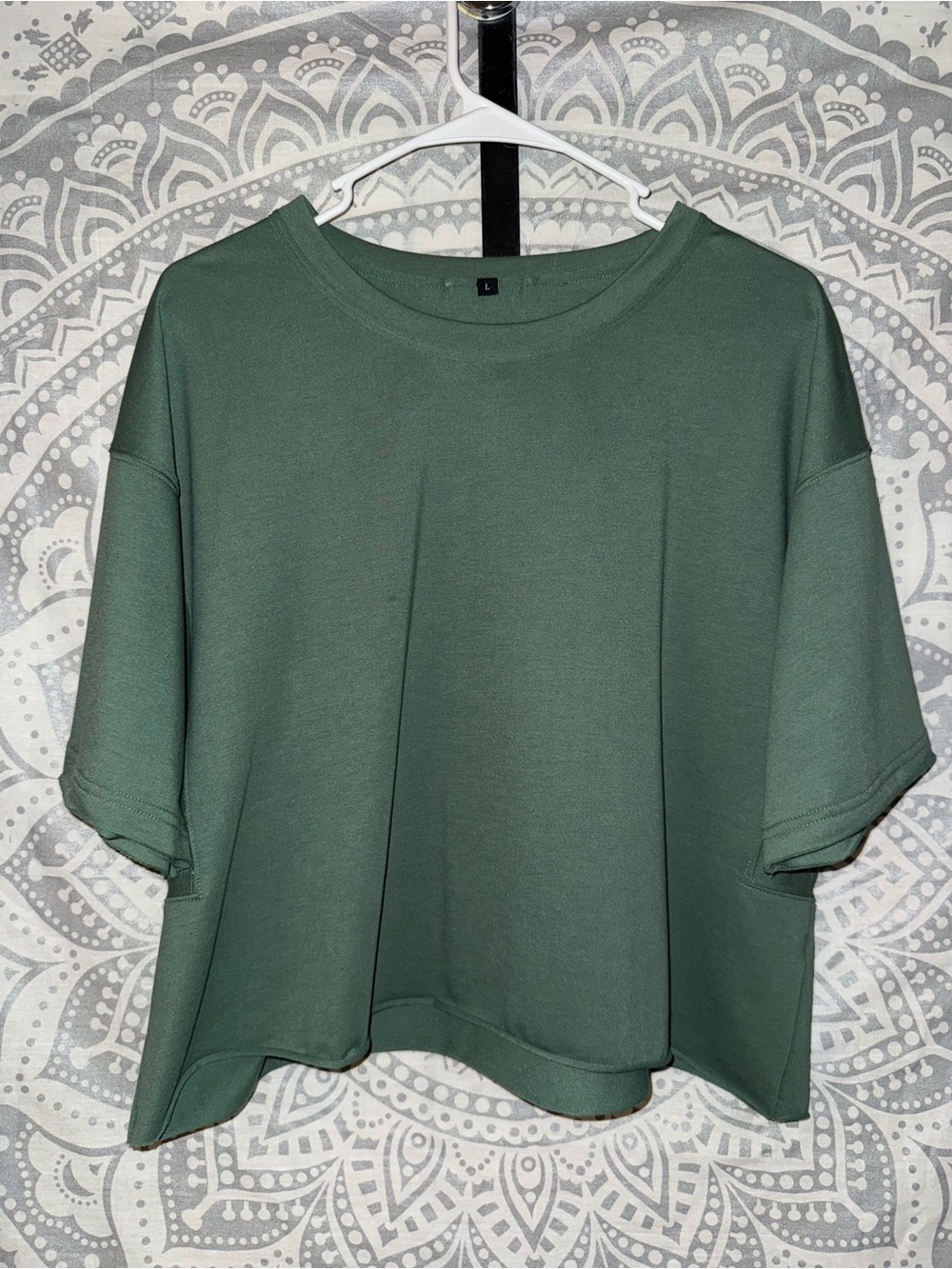 Women’s Oversized Crewneck Sweatshirt - Green